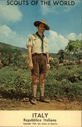 Scouts of the World: Italy (Repubblica Italiana) Postcard