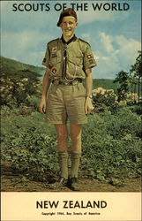 Scouts of the World: New Zealand Postcard