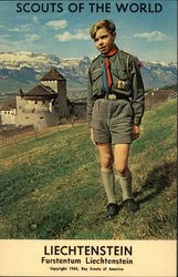 Scouts of the World: Liechtenstein (Furstentum Liechtenstein) Postcard