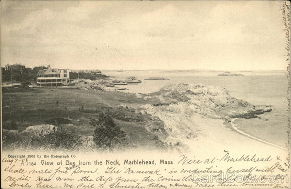 View of the Bay from the Neck Marblehead Massachusetts