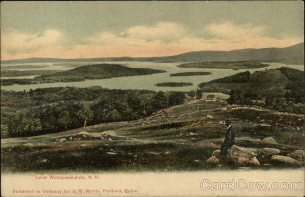 Mountain Scene Lake Willipesaukee New Hampshire