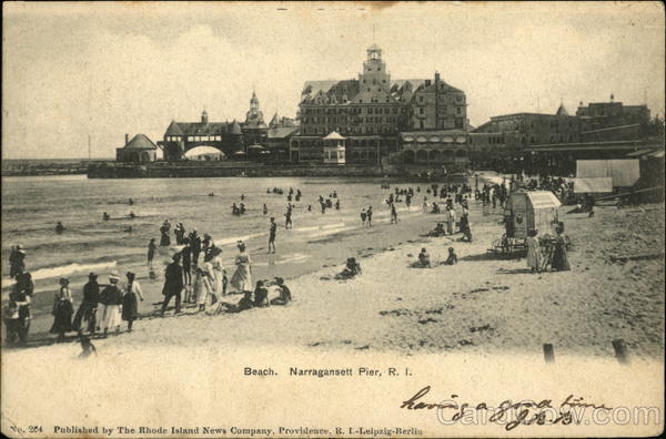 Beach Narragansett Pier Rhode Island