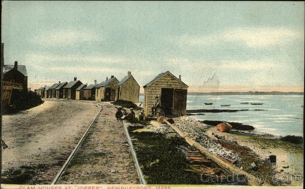 Clam Houses at Jopper Newburyport Massachusetts