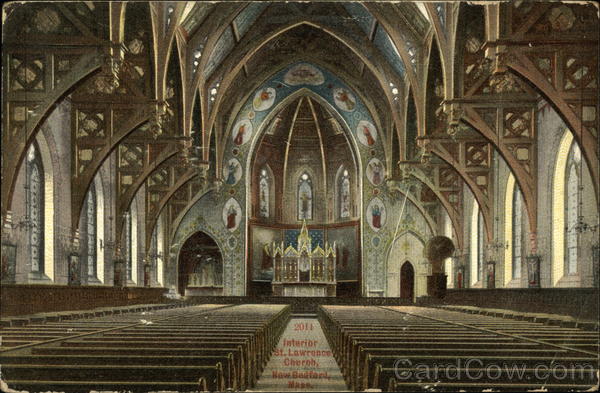 Interior St. Lawrence Church New Bedford Massachusetts