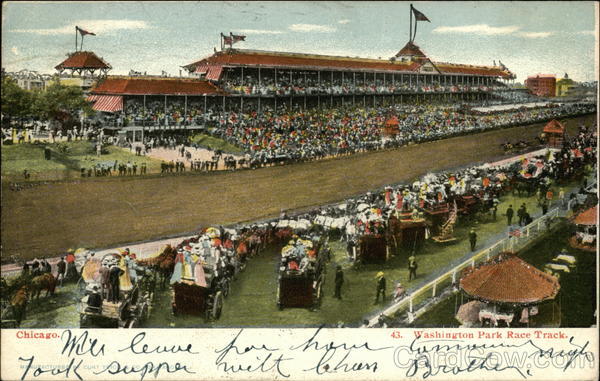 Washington Park Race Track Chicago Illinois