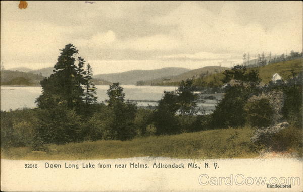 Down Long Lake, Helms Adirondack Mts New York