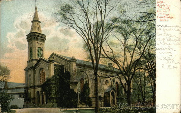 Appleton Chapel, Harvard College Cambridge Massachusetts