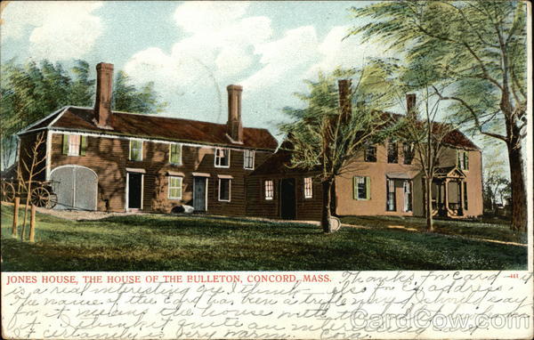 Jones House, The House of the Bulleton Concord Massachusetts