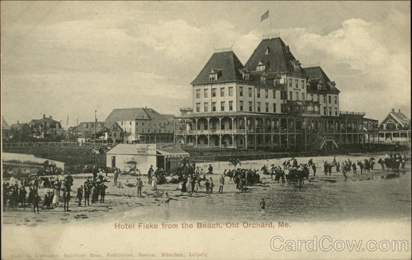 Hotel Fiske from the Beach Old Orchard Beach Maine