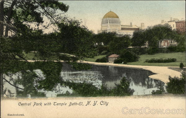 Central Park with Temple Beth-El New York