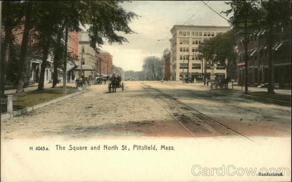 The Square and North St Pittsfield Massachusetts