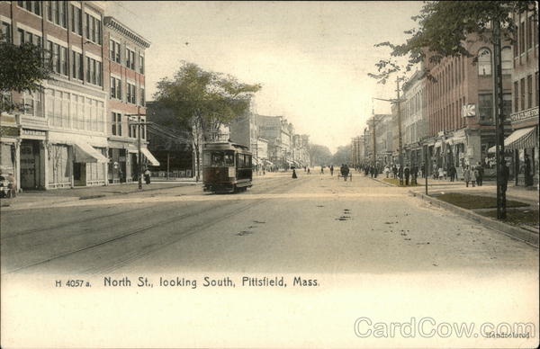 North St., looking South Pittsfield Massachusetts