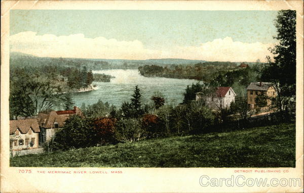 The Merrimac River Lowell Massachusetts