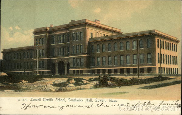 Lowell Textile School, Southwick Hall Massachusetts