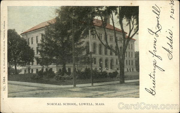 Normal School Lowell Massachusetts