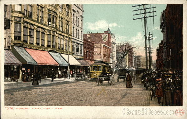 Merrimac Street Lowell Massachusetts