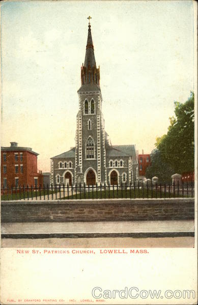 New St. Patricks Church Lowell Massachusetts