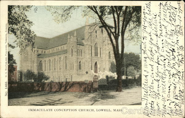 Immaculate Conception Church Lowell Massachusetts