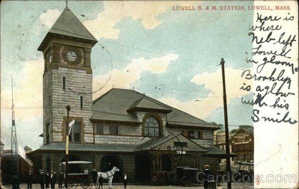 Lowell B. & M. Station Massachusetts