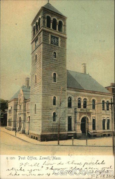 Post Office Lowell Massachusetts