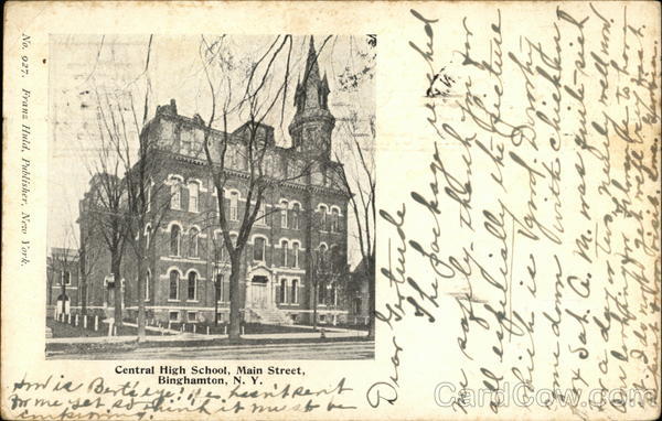 Central High School, Main Street Binghamton New York