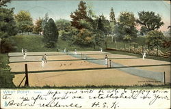 Tennis West Point, NY Postcard Postcard