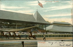 Race Track Saratoga, NY Postcard Postcard