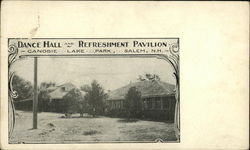 Dance Hall and Refreshment Pavilion, Canobie Lake Park Postcard