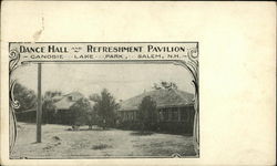 Dance Hall and Refreshment Pavilion, Canobie Lake Park Salem, NH Postcard Postcard