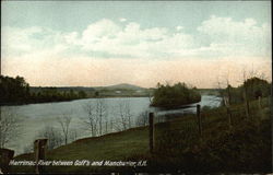 Merrimac River between Goff's and Manchester, N.H Postcard