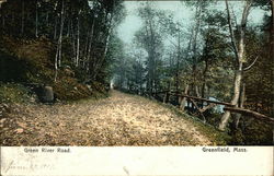 Green R iver Road Greenfield, MA Postcard Postcard