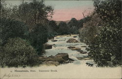 Tauconnic Brook Housatonic, MA Postcard Postcard