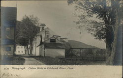 Cotton Mills at Colebrook River, Conn Postcard