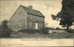 Birth-place of John Brown Winsted, CT Postcard Postcard