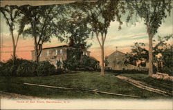 Home of General Stark Postcard