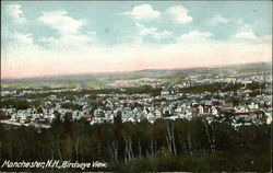 Birdseye View of Manchester Postcard