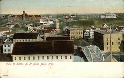 View of Tilton from Arch Hill Postcard