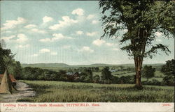 Looking North from South Mountain Pittsfield, MA Postcard Postcard