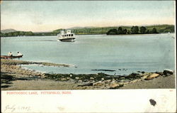 Pontoosuc Lake Pittsfield, MA Postcard Postcard