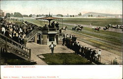 Latonia Race Track Postcard