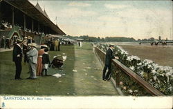 Race Track Postcard