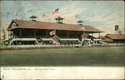 City Park Race Track Postcard