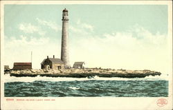 Boone Island Light York, ME Postcard Postcard
