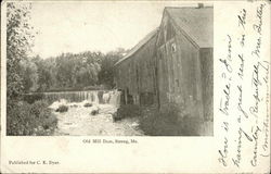 Old Mill Dam Postcard