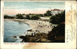 Beach near Casino Postcard