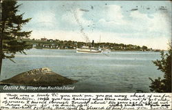 Village from Nautilus Island Postcard