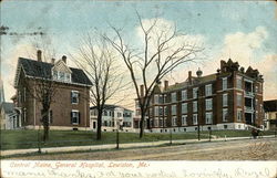 Central Maine, General Hospital Lewiston, ME Postcard Postcard