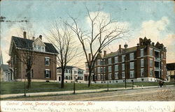 Central Maine, General Hospital Postcard