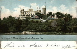 Casco Castle from the Sea Postcard