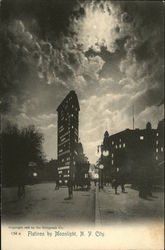 Flatiron by Moonlight New York, NY Postcard Postcard